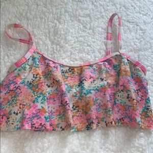 Roxy Girls Pink Bikini Flowy Top